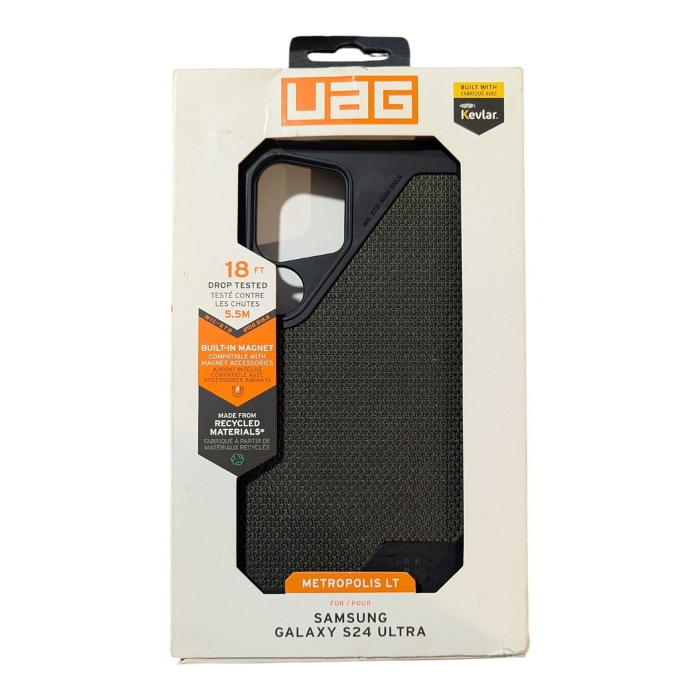 Oo6-P UAG Urban Armor Gear Metropolis LT Case Samsung Galaxy S24 Ultra - Olive ⬇